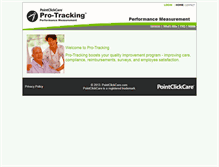 Tablet Screenshot of pro-tracking.com